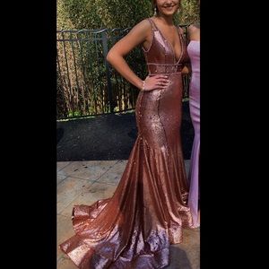 COLORS Sequin Mermaid Prom Dress